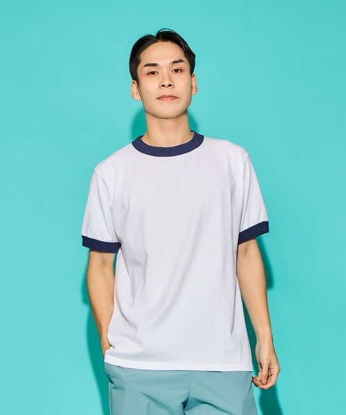 Mサイズ Bott Health Ringer bott リンガーTシャツ 紺 BOTT リンガーTシャツ Mサイズ bott Health Ringer Tシャツ
