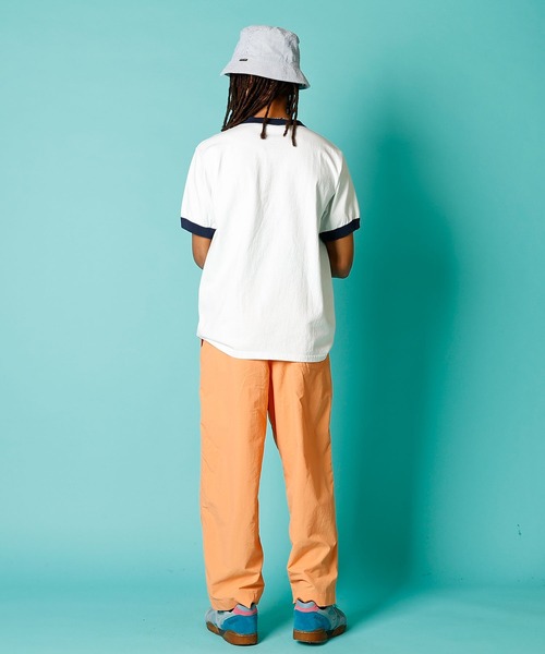 Goodwear(Since1983)（グッドウェア）の「S/S RINGER TEE / ショートスリーブ リンガーT（Tシャツ/カットソー・メンズ・ホワイト/ホワイト×グリーン/ホワイト×ブラック/ホワイト×ネイビー/グレー系その他3/ライトブルー/オレンジ系その他/パープル系その他/スミクロ/ネイビー/ナチュラル/グレー系その他/ブラック・MEDIUM/X-LARGE/LARGE）」の21枚目の写真