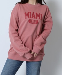 【MAISON BREEZE】カレッジロゴクロップドトレーナー KNF