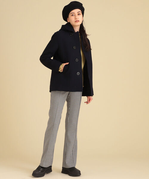 Ray BEAMS（レイビームス）の「Ray BEAMS / ウール バスク ベレー帽（ハンチング/ベレー帽・レディース・ブラック/ベージュ/ラベンダー・ONE SIZE）」の5枚目の写真