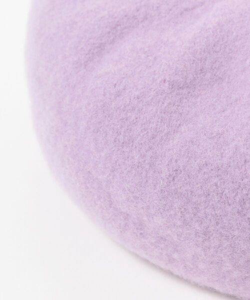 Ray BEAMS（レイビームス）の「Ray BEAMS / ウール バスク ベレー帽（ハンチング/ベレー帽・レディース・ブラック/ベージュ/ラベンダー・ONE SIZE）」の15枚目の写真