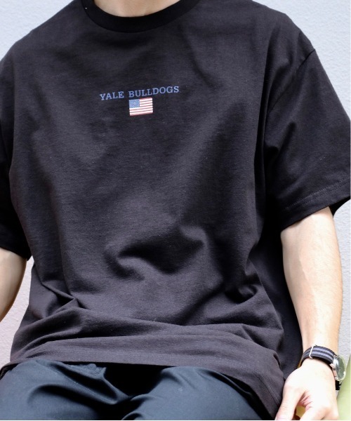 SUNNY SPORTS(サニースポーツ)の「SUNNY SPORTS / サニースポーツ YALE AMERICAN FLAG SS TEE イェール大学 アメリカンフラッグTシャツ(Tシャツ/カットソー・メンズ・ネイビー/ブラック/ライトグレー/ホワイト・MEDIUM/XX-LARGE/X-LARGE/LARGE)」の20枚目の写真