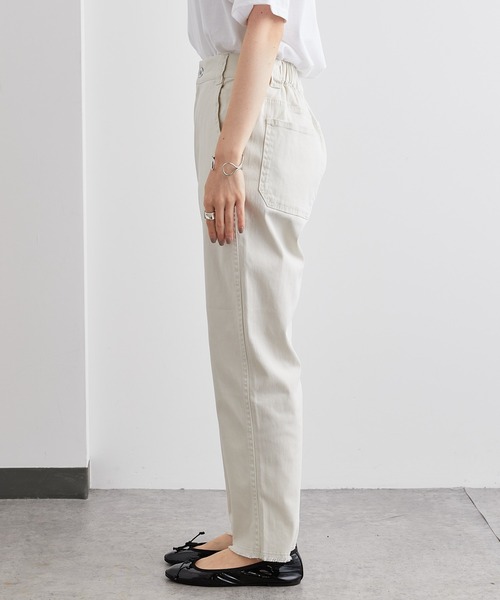 PUAL CE CIN（ピュアルセシン）の「ストレッチデニムパンツ（デニムパンツ・レディース・インディゴブルー/ブルー/アイボリー・FREE）」の14枚目の写真