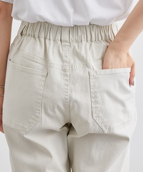 PUAL CE CIN（ピュアルセシン）の「ストレッチデニムパンツ（デニムパンツ・レディース・インディゴブルー/ブルー/アイボリー・FREE）」の16枚目の写真