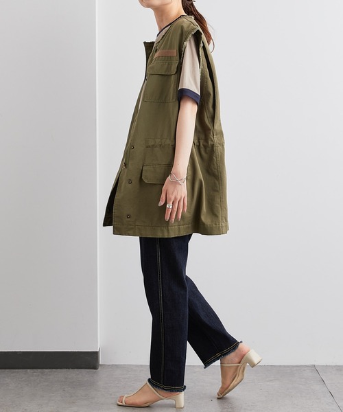 PUAL CE CIN（ピュアルセシン）の「ストレッチデニムパンツ（デニムパンツ・レディース・インディゴブルー/ブルー/アイボリー・FREE）」の10枚目の写真