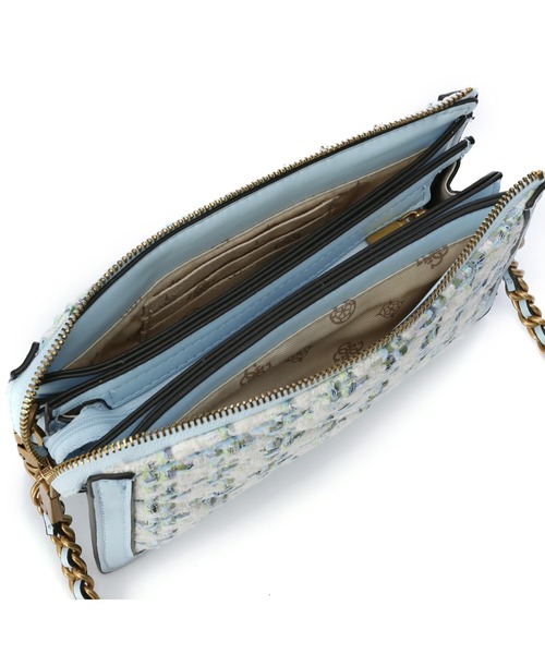 Guess（ゲス）の「ABEY Multi Compartment Shoulder Bag（ショルダーバッグ・レディース・ブルー・ONE SIZE）」の13枚目の写真