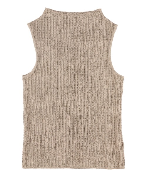 ALEXIA STAM(アリシアスタン)の「Sleeveless High Neck Top/スリーブレスハイネックトップ(Tシャツ/カットソー・レディース・ベージュ/オフホワイト/グリーン系その他・FREE)」の14枚目の写真