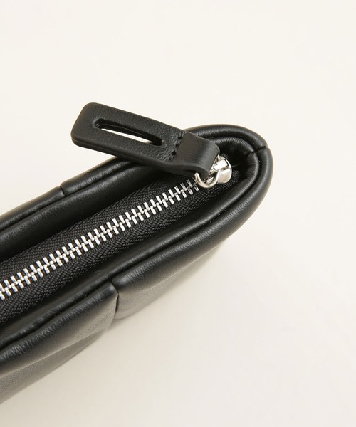 ADD CULUMN（アドカラム）の「ADD CULUMN/ＰＵＦＦ ウォレット（財布・レディース・ブラック/アイボリー/イエロー・FREE）」の4枚目の写真