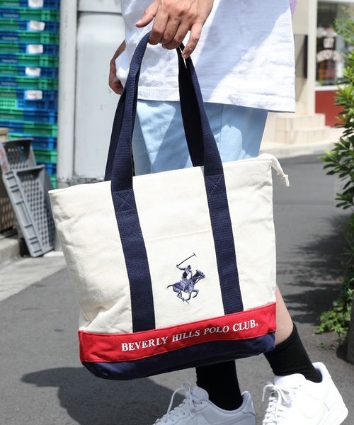 【セール】BEVERLY HILLS POLO CLUB キャンバストート（トートバッグ）｜BEVERLY HILLS POLO CLUB（ビバリーヒルズポロクラブ）