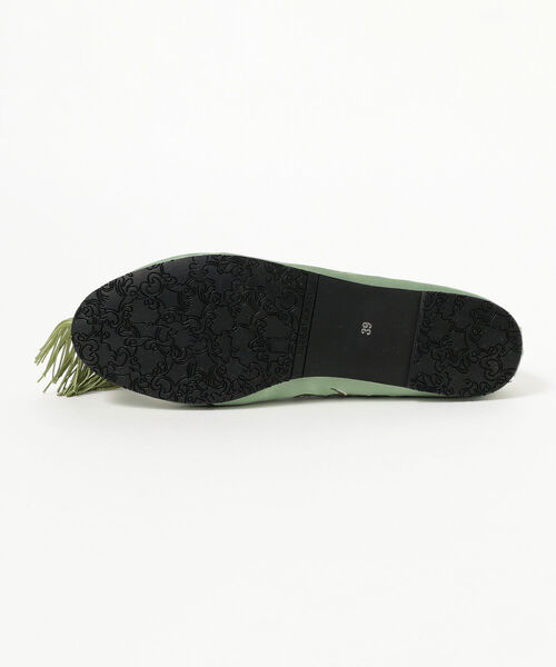 BEAMS BOY(ビームスボーイ)の「FUJIN TREE × maturely / Fringe Chinese Shose(パンプス・レディース・ブラック/オリーブ・38/39/37)」の11枚目の写真