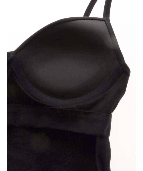 GYDA（ジェイダ）の「コルセットデザイン スウェットビスチェ（キャミソール・レディース・ブラック/オフホワイト・FREE）」の16枚目の写真