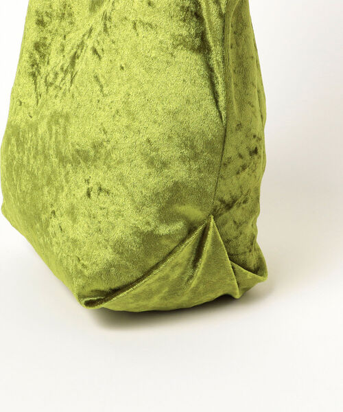 Ray BEAMS（レイビームス）の「HELOYSE / クラッシュ ベロア トートバッグ（トートバッグ・レディース・ブラック/ライム・ONE SIZE）」の19枚目の写真