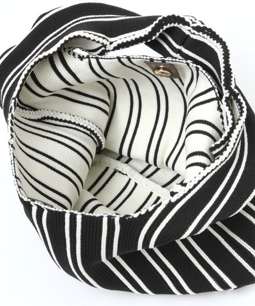 studio CLIP（スタディオクリップ）の「軽いニットトートバッグ（トートバッグ・レディース・ブラック/ネイビー/イエロー/グリーン・FREE）」の12枚目の写真