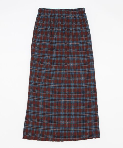 coca(coca)(コカ)の「チェック柄楊柳プリーツスカート(スカート・レディース・ブラウン/グリーン・ONE SIZE)」の13枚目の写真