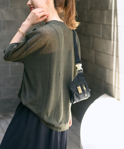 FRAMeWORK（フレームワーク）の「シアーTシャツ（ニット/セーター
