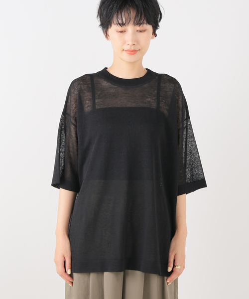 FRAMeWORK（フレームワーク）の「シアーTシャツ（ニット/セーター