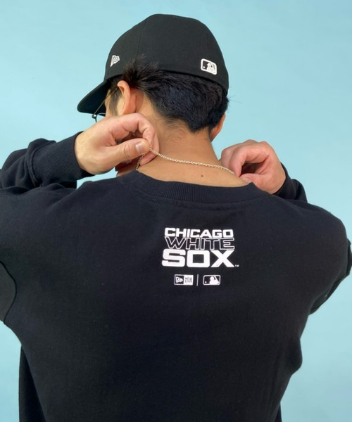 NEW ERA(ニューエラ)の「【ZOZOTOWN限定】NEW ERA/ニューエラMLBコラボ ベースボールシリーズ/カレッジロゴトレーナー ロゴスウェット/シカゴホワイトソックス オークランド アスレチックス 13331052/13331060(スウェット・メンズ・ブラック/グリーン・M/L/XL/XXL)」の7枚目の写真