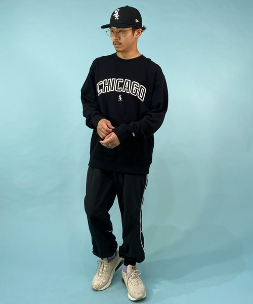 NEW ERA(ニューエラ)の「【ZOZOTOWN限定】NEW ERA/ニューエラMLBコラボ ベースボールシリーズ/カレッジロゴトレーナー ロゴスウェット/シカゴホワイトソックス オークランド アスレチックス 13331052/13331060(スウェット・メンズ・ブラック/グリーン・M/L/XL/XXL)」の8枚目の写真