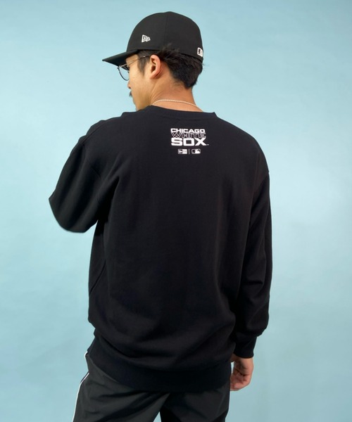 NEW ERA(ニューエラ)の「【ZOZOTOWN限定】NEW ERA/ニューエラMLBコラボ ベースボールシリーズ/カレッジロゴトレーナー ロゴスウェット/シカゴホワイトソックス オークランド アスレチックス 13331052/13331060(スウェット・メンズ・ブラック/グリーン・M/L/XL/XXL)」の6枚目の写真
