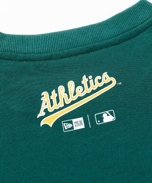 NEW ERA(ニューエラ)の「【ZOZOTOWN限定】NEW ERA/ニューエラMLBコラボ ベースボールシリーズ/カレッジロゴトレーナー ロゴスウェット/シカゴホワイトソックス オークランド アスレチックス 13331052/13331060(スウェット・メンズ・ブラック/グリーン・M/L/XL/XXL)」の16枚目の写真