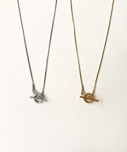 CEMONEMO(セモネモ)の「【金属アレルギー対応】 スネークチェーン マンテル ネックレス / サージカルステンレス(ネックレス・レディース・シルバー/ゴールド・FREE)」の5枚目の写真
