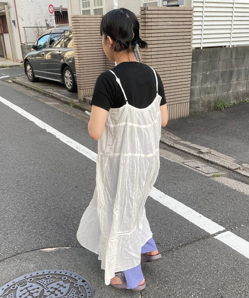 DuKKah（デュカ）の「Dukkah/【低身長向け】ストレートイージーパンツ（スラックス・レディース・ブラック/パープル/マスタード/ダークグリーン/ピンク系その他・X-SMALL）」の14枚目の写真