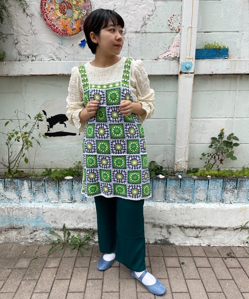 DuKKah（デュカ）の「Dukkah/【低身長向け】ストレートイージーパンツ（スラックス・レディース・ブラック/パープル/マスタード/ダークグリーン/ピンク系その他・X-SMALL）」の17枚目の写真