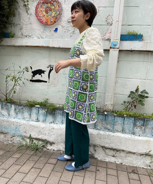 DuKKah（デュカ）の「Dukkah/【低身長向け】ストレートイージーパンツ（スラックス・レディース・ブラック/パープル/マスタード/ダークグリーン/ピンク系その他・X-SMALL）」の18枚目の写真