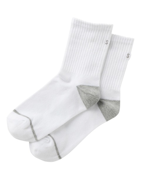 SEA（シー）の「SEA リブソックス (2PCS)（ソックス/靴下・レディース・ホワイト・ONE SIZE）」の4枚目の写真