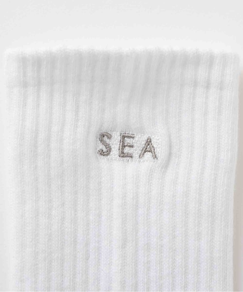 SEA（シー）の「SEA リブソックス (2PCS)（ソックス/靴下・レディース・ホワイト・ONE SIZE）」の10枚目の写真