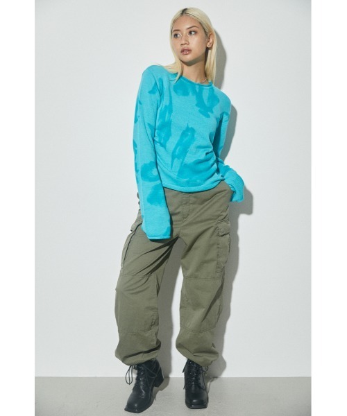 LAGUA GEM(ラグアジェム)の「SAME COLOR TIE DYE LIKE KNIT タイダイ LAGUA GEM(ラグアジェム)の「SAME COLOR TIE DYE LIKE KNIT タイダイ