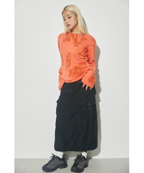 laguagem ダイダイニット　ラグアジェム LAGUA GEM（ラグアジェム）の「SAME COLOR TIE DYE LIKE KNIT タイダイ