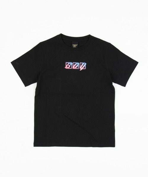 BOY LONDON(ボーイロンドン)の「【BOY LONDON】NEON EAGLE T-SHIRTS(Tシャツ/カットソー・キッズ・ブラック・120/130/140/150)」の1枚目の写真