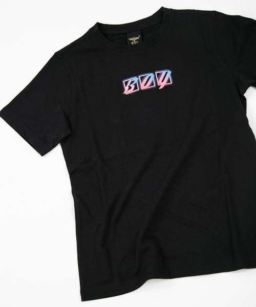 BOY LONDON(ボーイロンドン)の「【BOY LONDON】NEON EAGLE T-SHIRTS(Tシャツ/カットソー・キッズ・ブラック・120/130/140/150)」の2枚目の写真