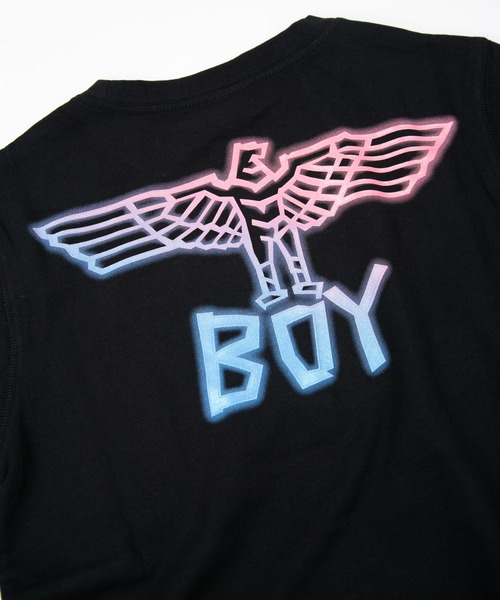 BOY LONDON(ボーイロンドン)の「【BOY LONDON】NEON EAGLE T-SHIRTS(Tシャツ/カットソー・キッズ・ブラック・120/130/140/150)」の4枚目の写真