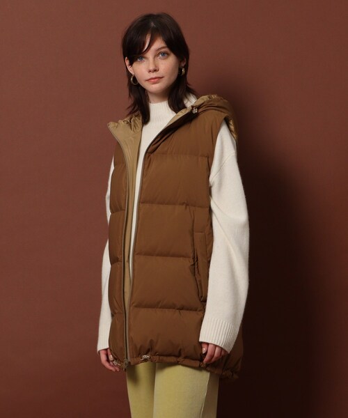 DRESSTERIOR（ドレステリア）の「◆【リバーシブル】ベスト（ダウンベスト・レディース・ブラウン系その他/ブラック・38/36/34）」の19枚目の写真