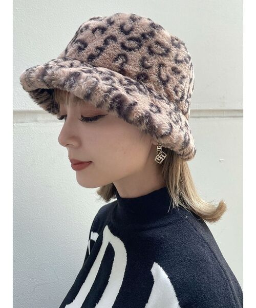 GYDA（ジェイダ）の「Reversible バケットハット（ハット・レディース・ブラック/その他1/オフホワイト・FREE）」の6枚目の写真