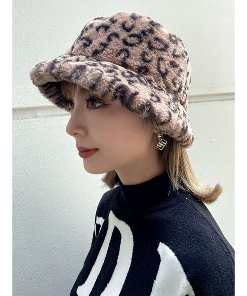 GYDA（ジェイダ）の「Reversible バケットハット（ハット・レディース・ブラック/その他1/オフホワイト・FREE）」の7枚目の写真