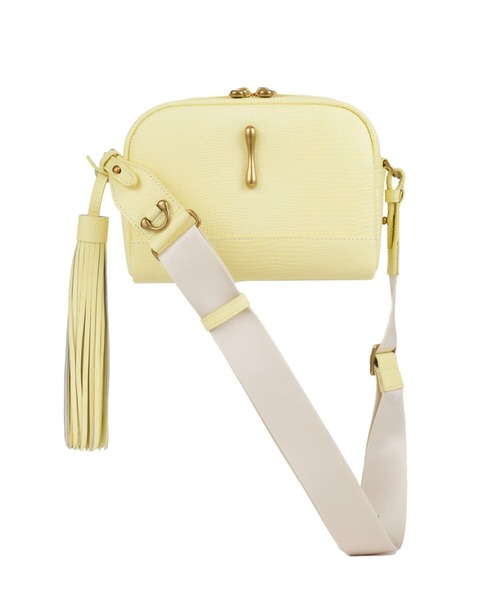 TOFF&LOADSTONE(トフアンドロードストーン)の「【レヴュー リザード with テープショルダーストラップ】 ショルダーバッグ(ショルダーバッグ・レディース・ブラック/ライトベージュ/グレー系その他/グレー系その他2/パープル/ライトイエロー/ピンク系/ブルー系/ライトグレー・FREE)」の8枚目の写真