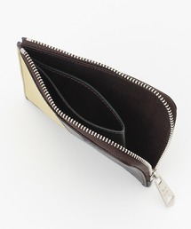 ✨希少✨ポールスミス 巾着 ジオメトリックトライカラー レザー ブラック Paul Smith（ポールスミス）の「ジオメトリックカラーブロック