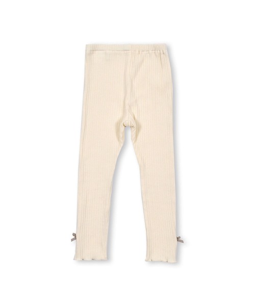 SLAP SLIP（スラップスリップ）の「SLAPSLIP/スリット入りリボンテレコリブレギンス(80~130cm)（レギンス/スパッツ・キッズ・ピンク/オフホワイト/ブラック・100/120/130/80/110/90）」の11枚目の写真