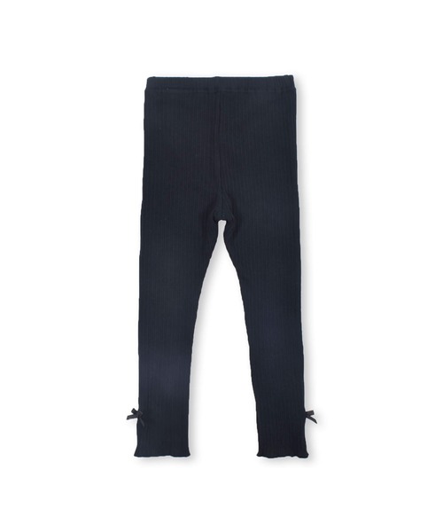 SLAP SLIP（スラップスリップ）の「SLAPSLIP/スリット入りリボンテレコリブレギンス(80~130cm)（レギンス/スパッツ・キッズ・ピンク/オフホワイト/ブラック・100/120/130/80/110/90）」の18枚目の写真