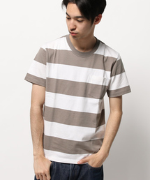 417 EDIFICE | ◇ワイドボーダーテンジククルーネック S/S(Tシャツ/カットソー)