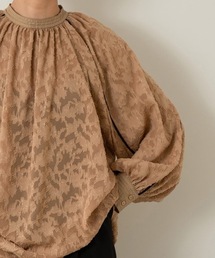 Amiur | velour tape jacquard blouse(シャツ/ブラウス)