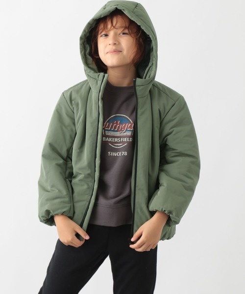 GLOBAL WORK（グローバルワーク）の「ライトウォームブルゾン/295023（ブルゾン・キッズ・ブラック/グレー系その他2/カーキ・100cm/110cm/120cm/130cm/140cm/150cm/160cm）」の12枚目の写真