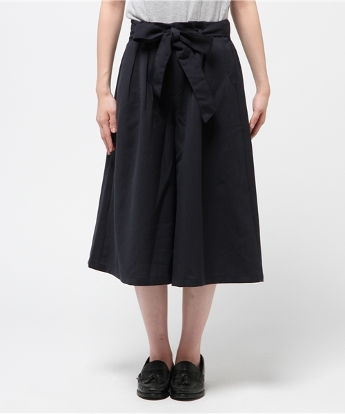 mystic（ミスティック）の「共地ベルトハーフパンツ（その他パンツ・レディース・グレー/ネイビー/オフホワイト・ﾌﾘ-）」の12枚目の写真