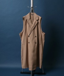 Tailored Collar Long Gilet/テーラード ロングジレベスト