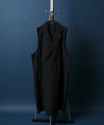 Tailored Collar Long Gilet/テーラード ロングジレベスト