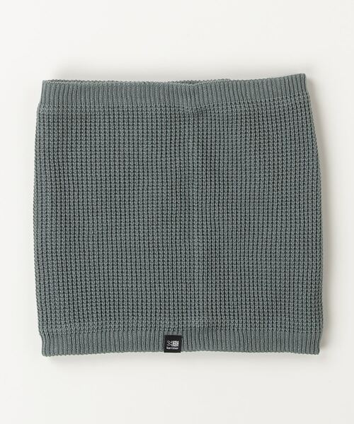 karrimor(カリマー)の「waffle neck warmer(ネックウォーマー/スヌード・メンズ・オリーブ/ブラック/マスタード/ブルー・ONESIZE)」の4枚目の写真