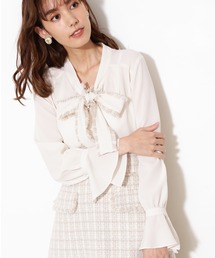 JILL STUART | ◆カシーツイードブラウス(シャツ/ブラウス)